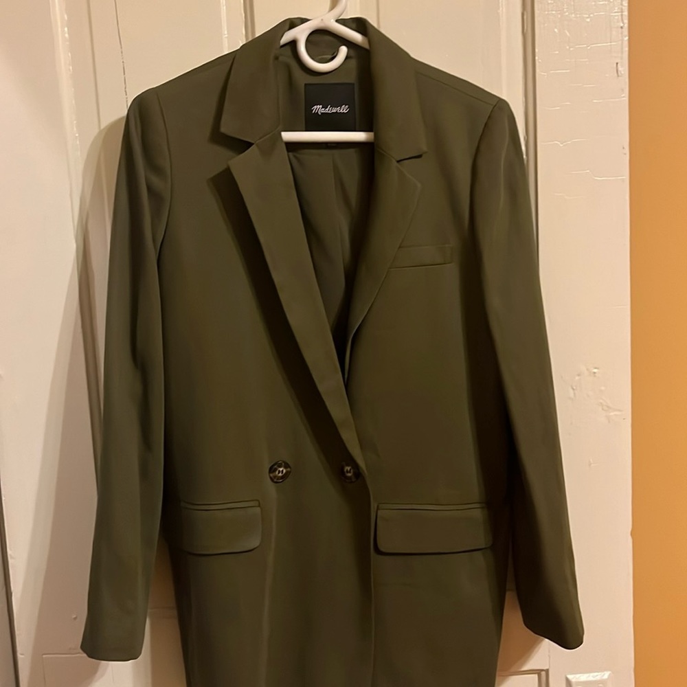 Madewell Olive Blazer